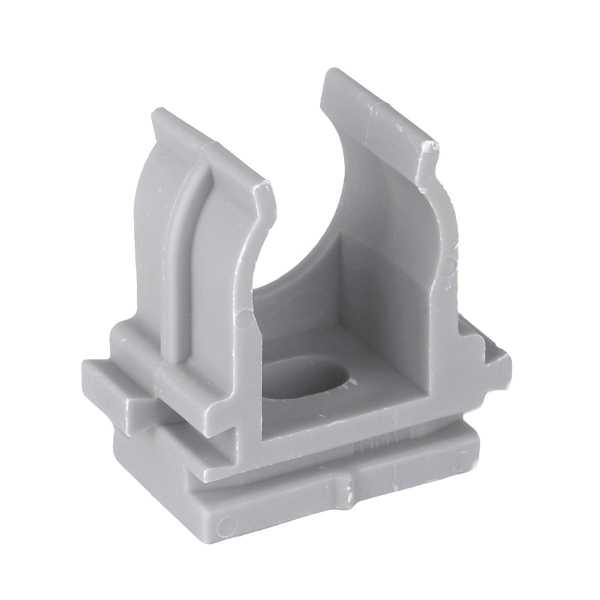 Крепеж-клипса для ручного монтажа d16 мм (10 шт) серая EKF-Plast
