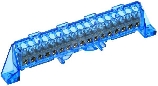 TEKFOR Шина N ноль в комбинированном DIN-изоляторе Стойка 6х9-17-С IEK TF-NN10-17-DP-K07