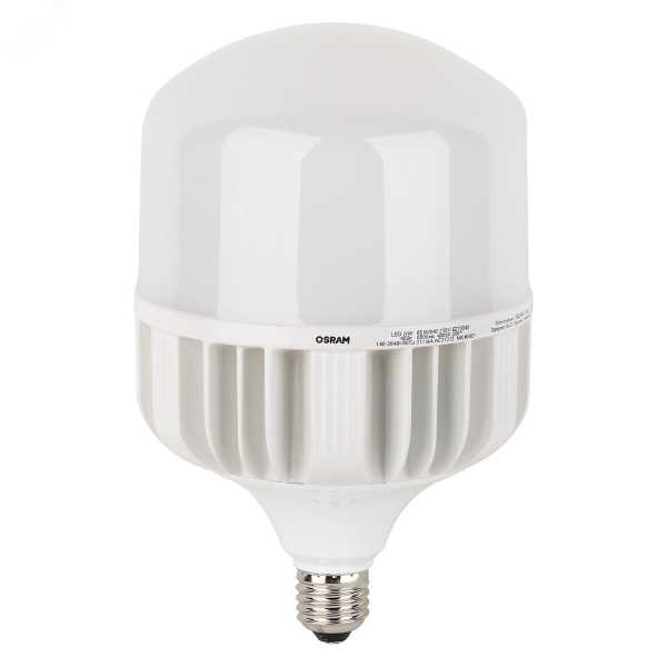 Лампа светодиодная LED HW 65Вт E27/E40 6500Лм, (замена 650Вт), нейтральный белый свет OSRAM 4099854121531