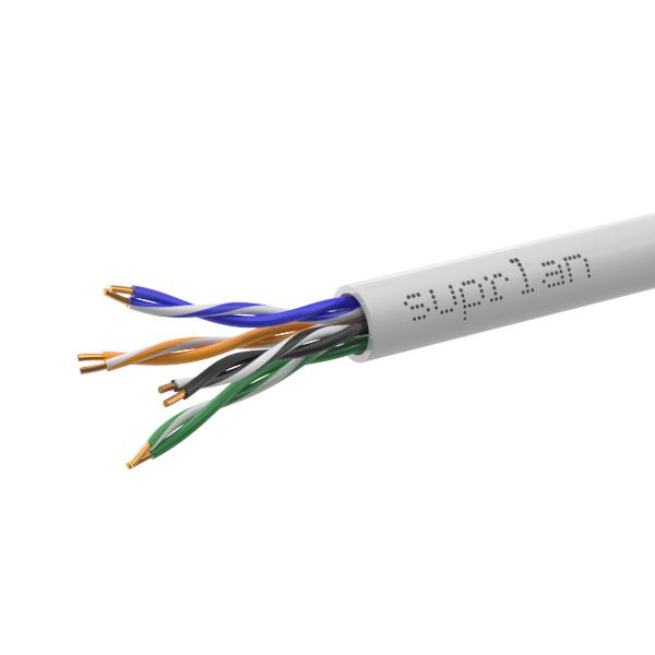 Кабель витая пара U/UTP кат.5E 4х2х24AWG solid Cu нг(А)-LSLTx Standard (уп.305м) 01-0347-1