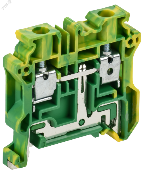 ARMAFIX Колодка клеммная CY6 PE винтовая 6мм2 проходная заземляющая Ex IEK AF-CT30-01-K52-006-EX