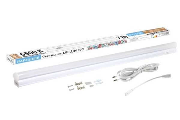 Светильник LED ДПО 2001 7 Вт, 6500К, IP40, Народный SQ0329-0113