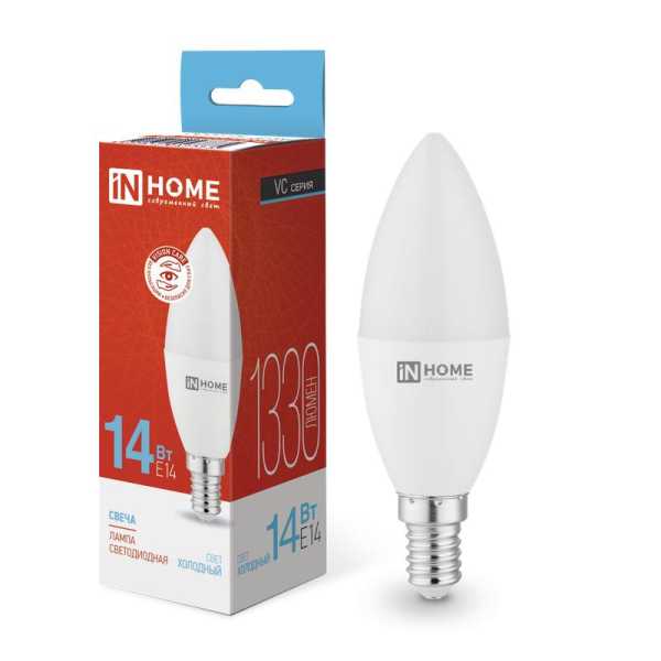 Лампа светодиодная LED-СВЕЧА-VC 14Вт E14 6500К 1330лм 4690612047775