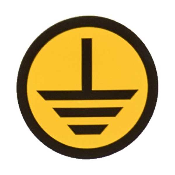 Знак &amp;amp;quot;Земля&amp;amp;quot; круглый d20мм an-1-04