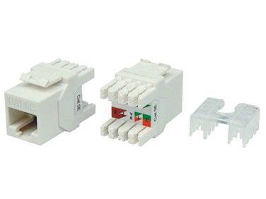 Вставка Keystone Jack RJ45 (8P8C) кат.5E KJ8-8P8C-C5e-180-WH тип 180град. бел. 426192