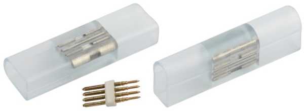 Коннектор ЭРА LS-connector-220-neon _RGB(кр.1шт)