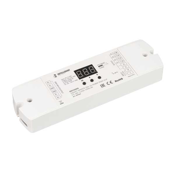 INTELLIGENT ARLIGHT Декодер SMART-DMX512-204-62-RGBW-RDM-SUF (12-48V, 4x150-500mA) 037440