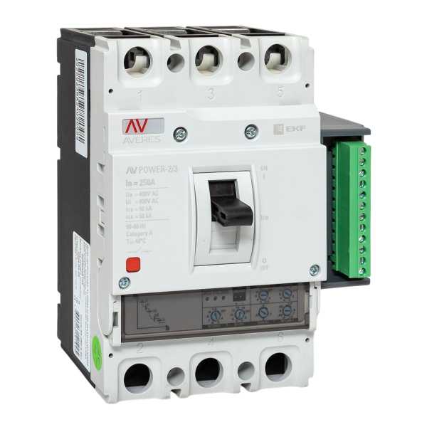 Автоматический выключатель AV POWER-2/3 250А 50kA ETU2.2 mccb-23-250-2.2-av