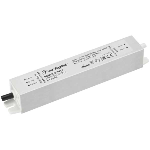 Блок питания ARPV-24020-B (24V, 0.8A, 20W) 020848