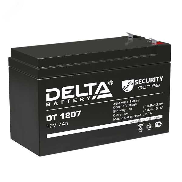 Аккумулятор DT 12В 7Ач 4614010040008