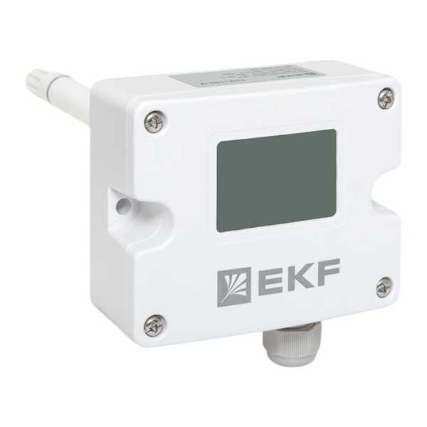 Преобразователь влажности и температуры канальный 0-10 В EKF THT-102-V