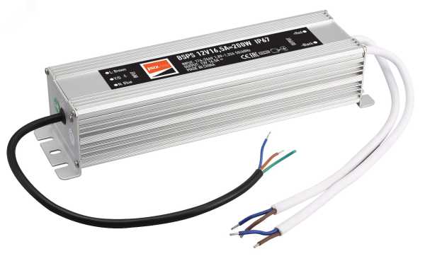 Драйвер BSPS 12V 16.5A 200W влагозащищенный IP67 1016348A