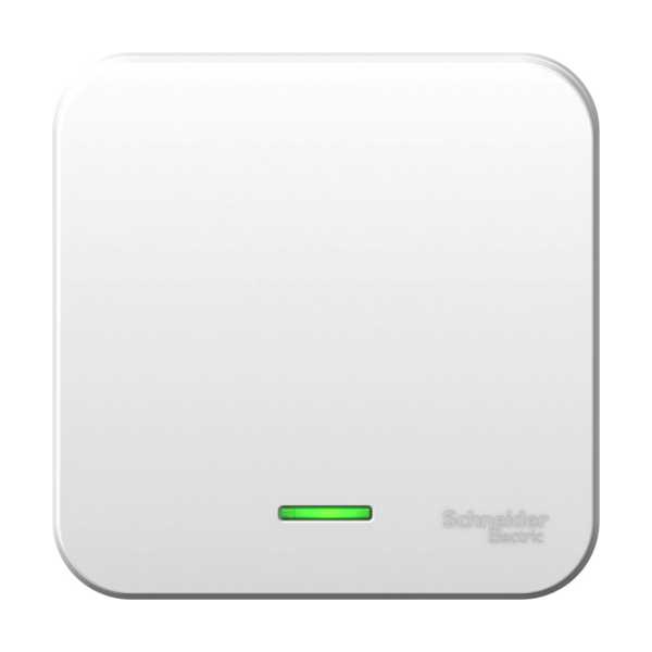Выключатель 1-кл. ОП Blanca 10А IP20 (сх. 1) 250В с подсветкой с изолир. пластиной бел. SE BLNVA101111