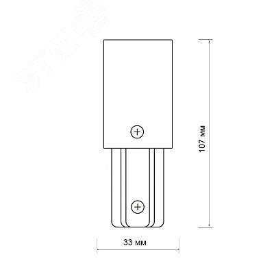 Комплект торцевых элементов PTR EC-WH накладной/подвесной шинопровод бел. 5010901