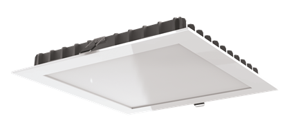 Светильник светодиодный "ВАРТОН" Downlight квадратный встроенный 200*200*25 25W 3000K IP44 V1-R0-00342-10000-4402530