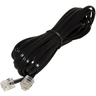 RJ-11 (6P-4C) 10M. BLACK