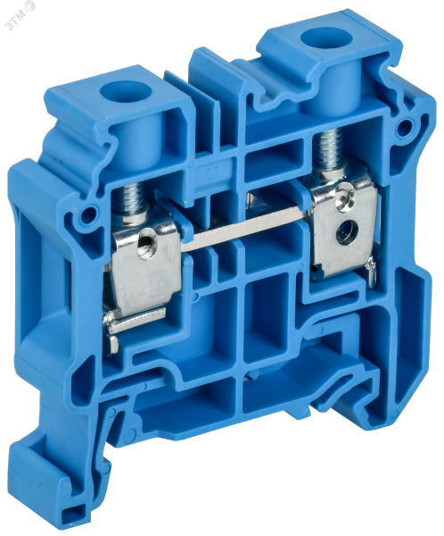 ARMAFIX Колодка клеммная CY10BU винтовая 10мм2 проходная синяя Ex IEK AF-CT30-00-K07-010-EX