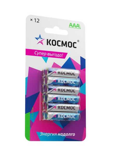 Элемент питания алкалиновый AAA/LR03 BP-12 (блист.12шт) KOCLR03BL12