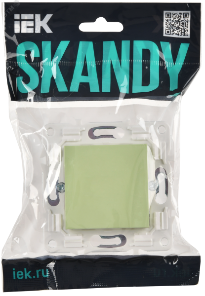 SKANDY Заглушка с суппортом SK-C01G мятный IEK SK-PL10-K06