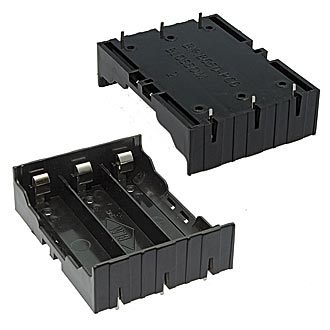 BATTERY HOLDER FOR LI-ION 3X18650