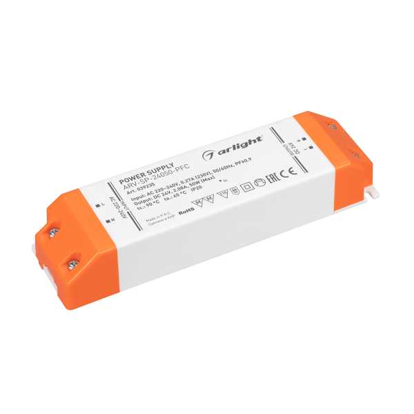 Блок питания ARV-SP-24050-PFC (24V, 2.08A, 50W) 039235