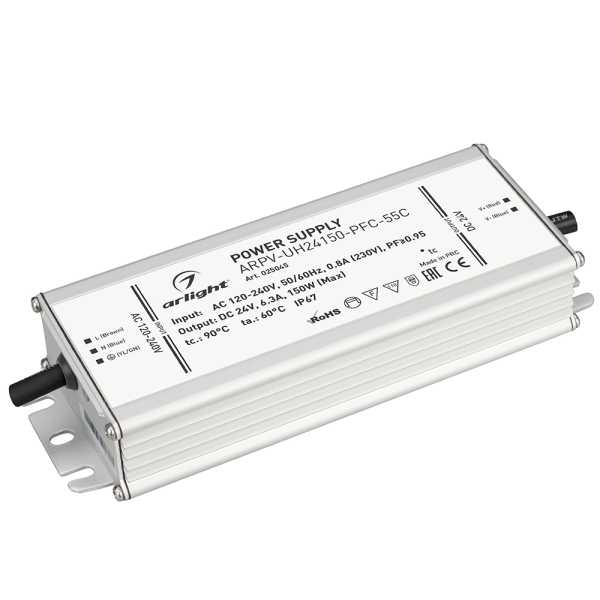 Блок питания ARPV-UH24150-PFC-55C (24V, 6.3A, 150W) 025045