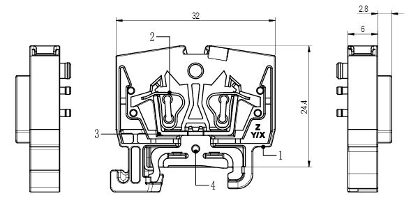 WS2.5-DIN15-PE-01P-1C-00Z(H)