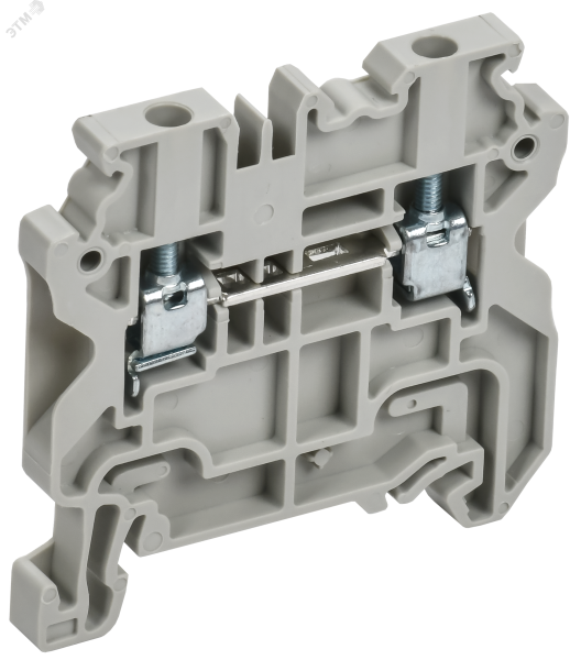 ARMAFIX Колодка клеммная CY2.5 винтовая 2,5мм2 проходная серая Ex IEK AF-CT30-00-K03-002-EX