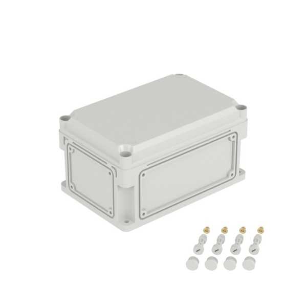 Корпус 300х200х160мм IP67 с крышкой 35мм с фланцами пластик. 532310