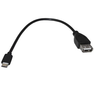 USB2.0 A(F)-MICRO USB B(M) B 0.2M