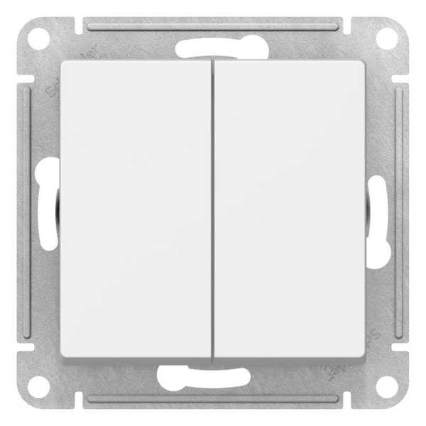 Переключатель перекрестный 2-кл. AtlasDesign 2хсх.7 10АХ механизм бел. SE ATN000173