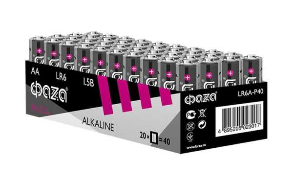 Элемент питания алкалиновый AA/LR6 1.5В Alkaline Pack-40 (уп.40шт) 5023017