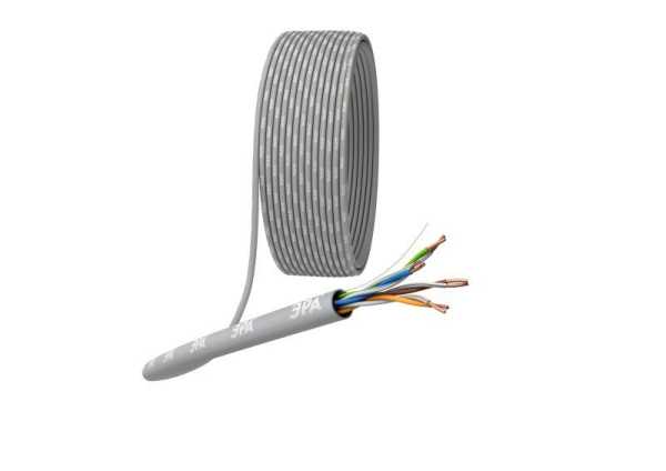 Кабель витая пара U/UTP кат.5E 4х2х24AWG CU PVC SIMPLE (уп.305м) Б0044426