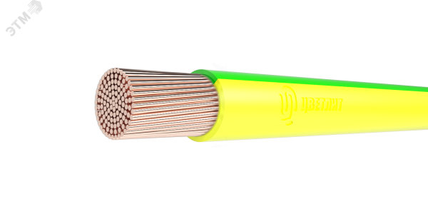 Провод ПуГВнг(А)-LS 1х16 450/750В Ж/З (м) 00-00130618