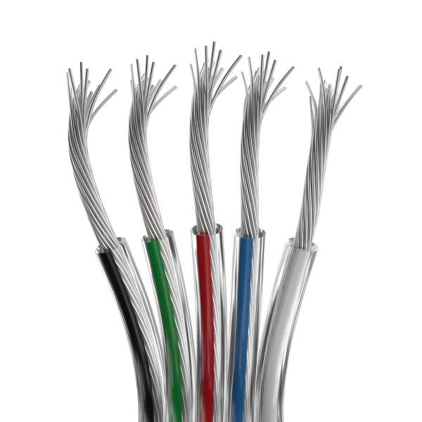 Шлейф питания ARL-20AWG-CLEAR-5Wire-CU 034966