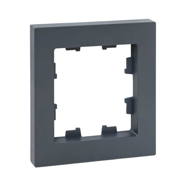 1 - местная рамка, графит, пластик Эпика EKF UP1-FPG-01