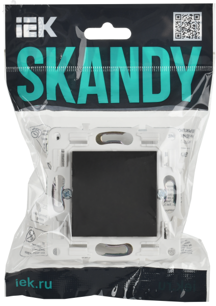 SKANDY Заглушка с суппортом SK-C01G графит IEK SK-PL10-K53