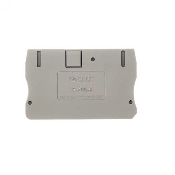Изолятор торцевой для клеммы VPR-6 D-VPR-6