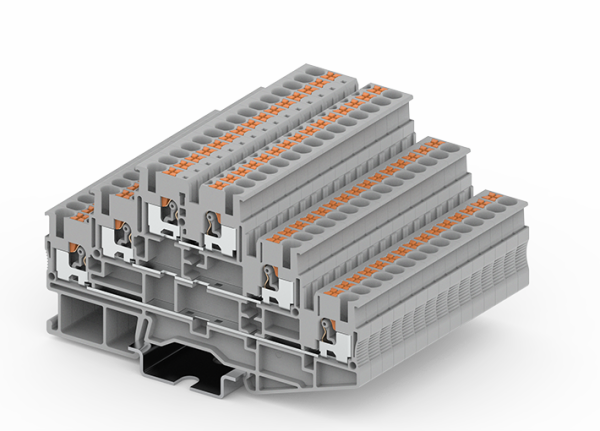 Трехуровневая клемма TPT2.5-2-GY