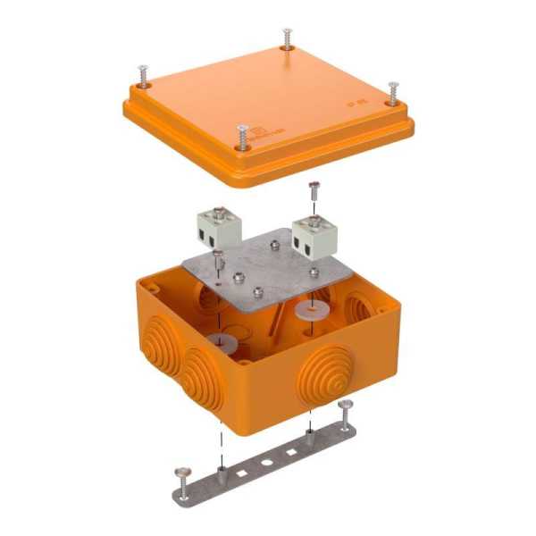 Коробка огнестойкая ОП 100х100х50мм Е15-Е120 40-0300-FR1.5-4