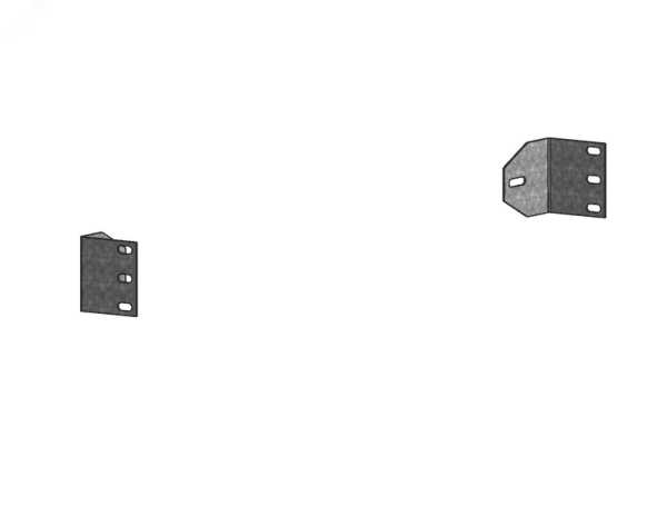 Комплект кронштейнов (2шт.) для Din-рейки для ВРУ Unit PROxima mb-15-kd