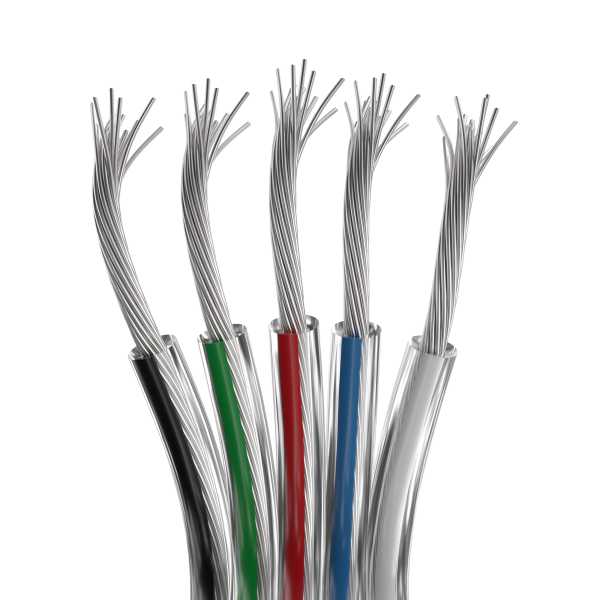 Шлейф питания ARL-18AWG-CLEAR-5Wire-CU 034965