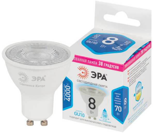 Лампа светодиодная STD LED Lense MR16-8W-840-GU10 GU10 8Вт линзованная софит нейтрал. бел. свет Б0054942