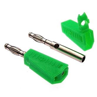 Z040 4MM STACKABLE PLUG GREEN