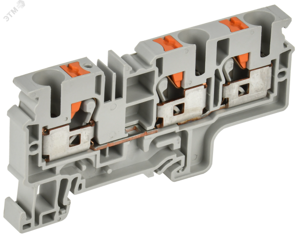 Колодка клеммная CP-MC 3 вывода 10мм2 серая YCT22-00-3-K03-010