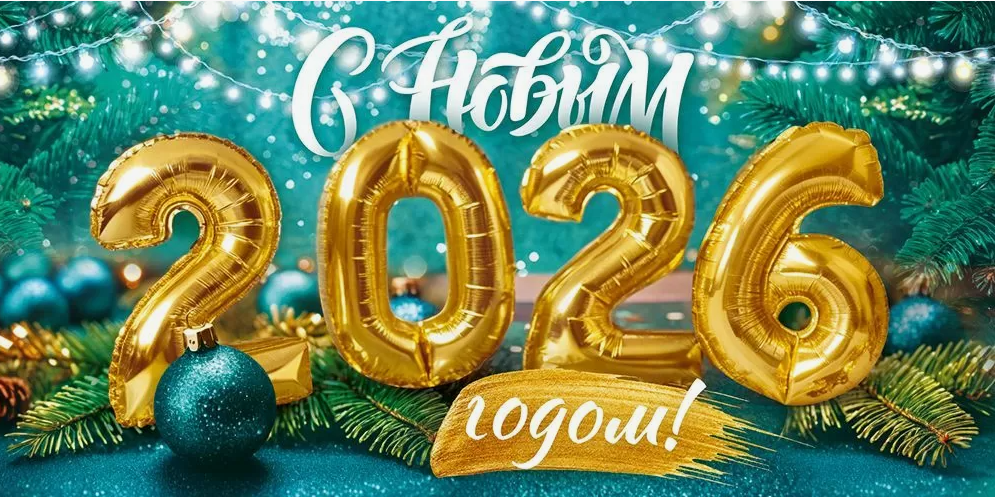С Наступающим 2026 Новым Годом и Рождеством!