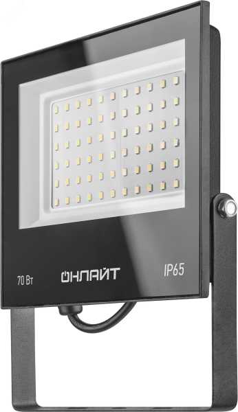 Прожектор светодиодный ДО-70w OFL-70-4K-BL-IP65-LED ОНЛАЙТ 33164