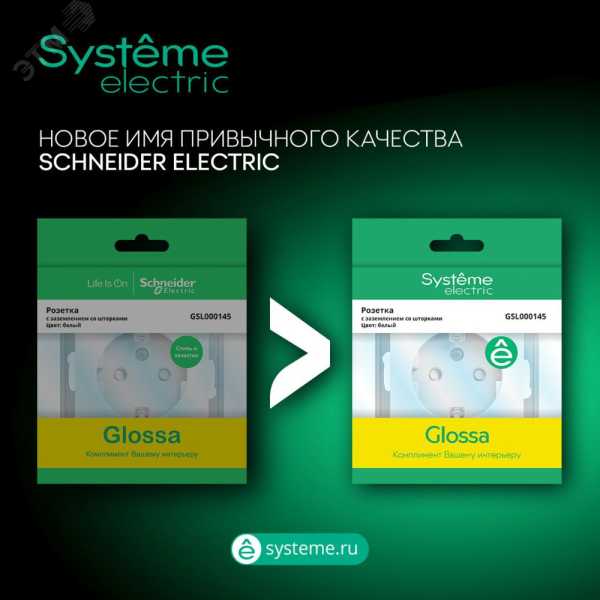 Розетка 1-м СП Glossa 16А IP20 250В без заземл. механизм графит SE GSL001341