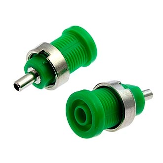 Z014 4MM PANEL JACK GREEN