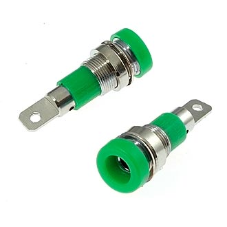 Z009 4MM PANEL JACK GREEN